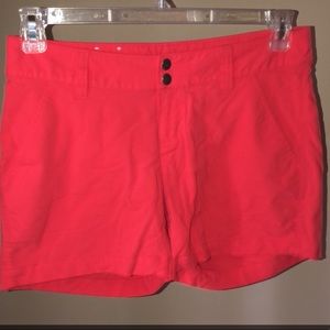 Coral Columbia shorts